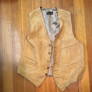 Tan Suede Vest